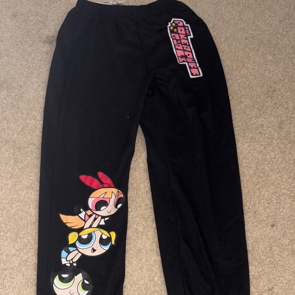 Cartoon Network Black Powerpuff Girls Joggers - Picture 1 of 3